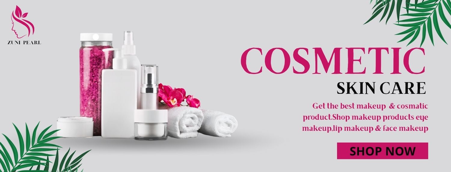 Gray Pink Elegant Beauty Cosmetic Skin Care Promotion Banner