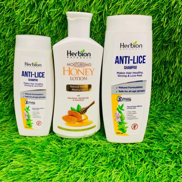 Herbion Anti-Lice Shampoo+ Honey Lotion